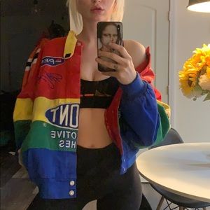 NASCAR DuPont racing bomber jacket